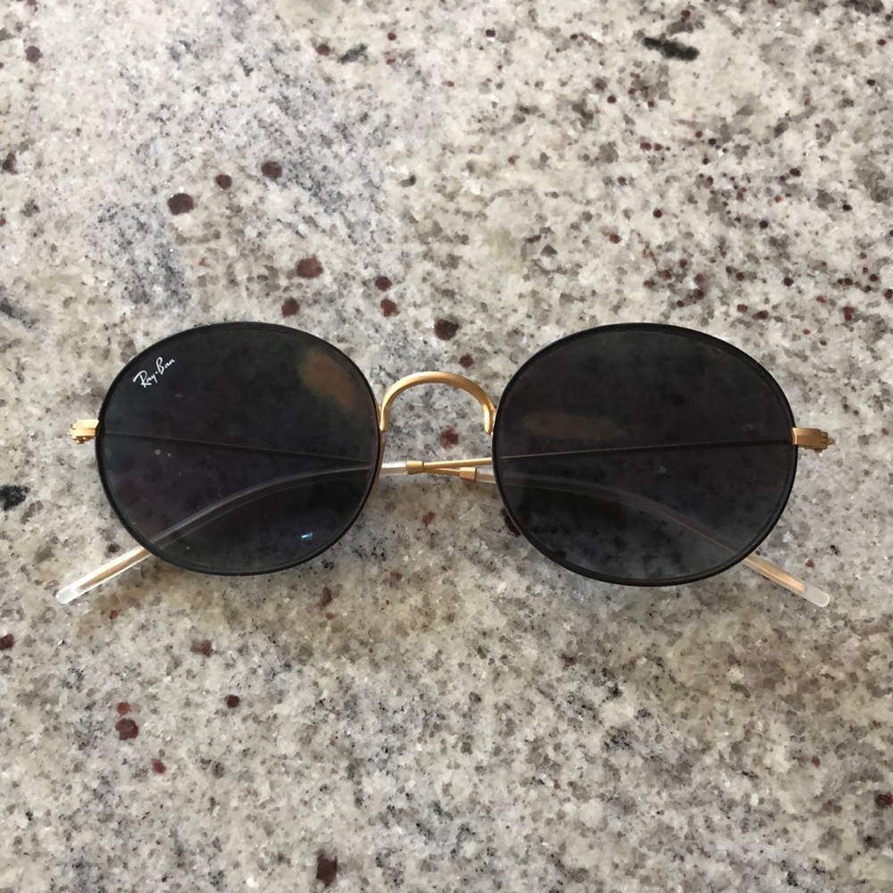 Ray Ban Beat Sunglasses Purple and gold
